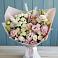 Букет цветов из: Альстромерии и Розы в Волово