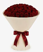 Букет 101 Бордовая роза Блэк Бакарра в Волово