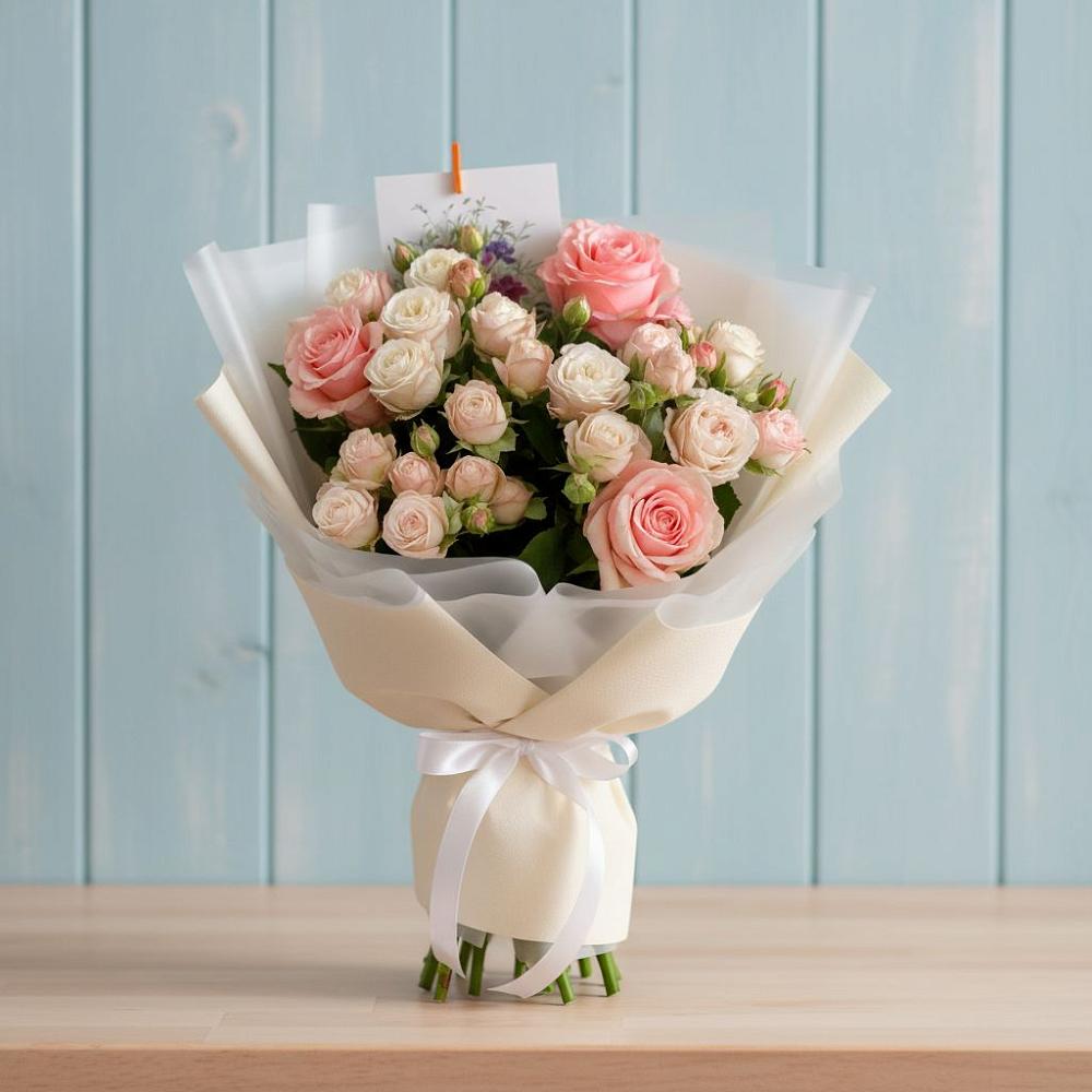 Букет цветов из: Розы в Волово