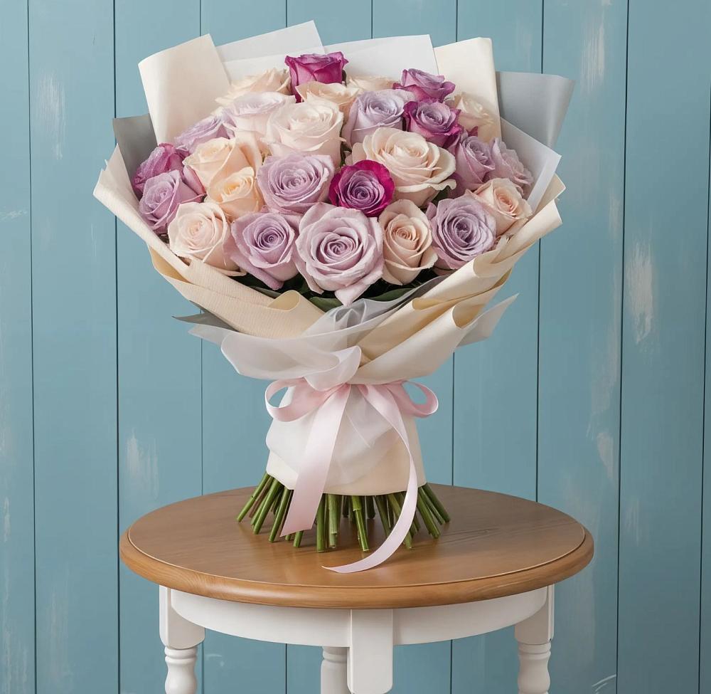 Букет цветов из: Розы в Волово