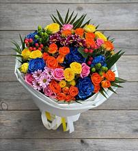 Букет цветов из:  Розы и Хризантемы в Волово