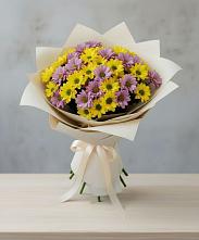 Букет цветов из:  Хризантемы #REPLACE_PRED# Волово