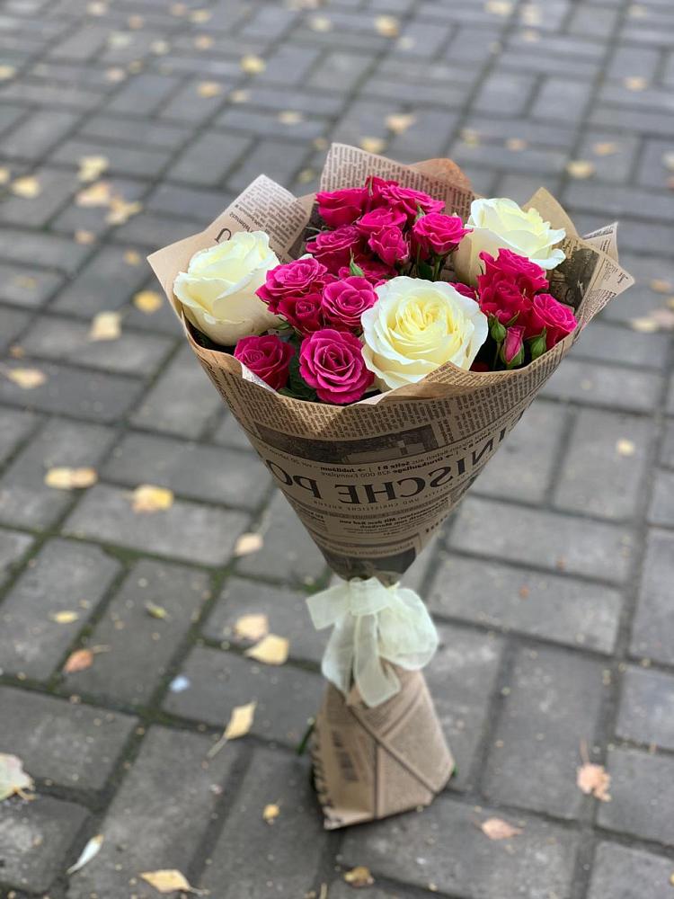 Букет цветов из: Розы в Волово