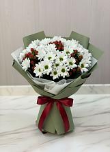 Букет цветов из:  Хризантемы #REPLACE_PRED# Волово