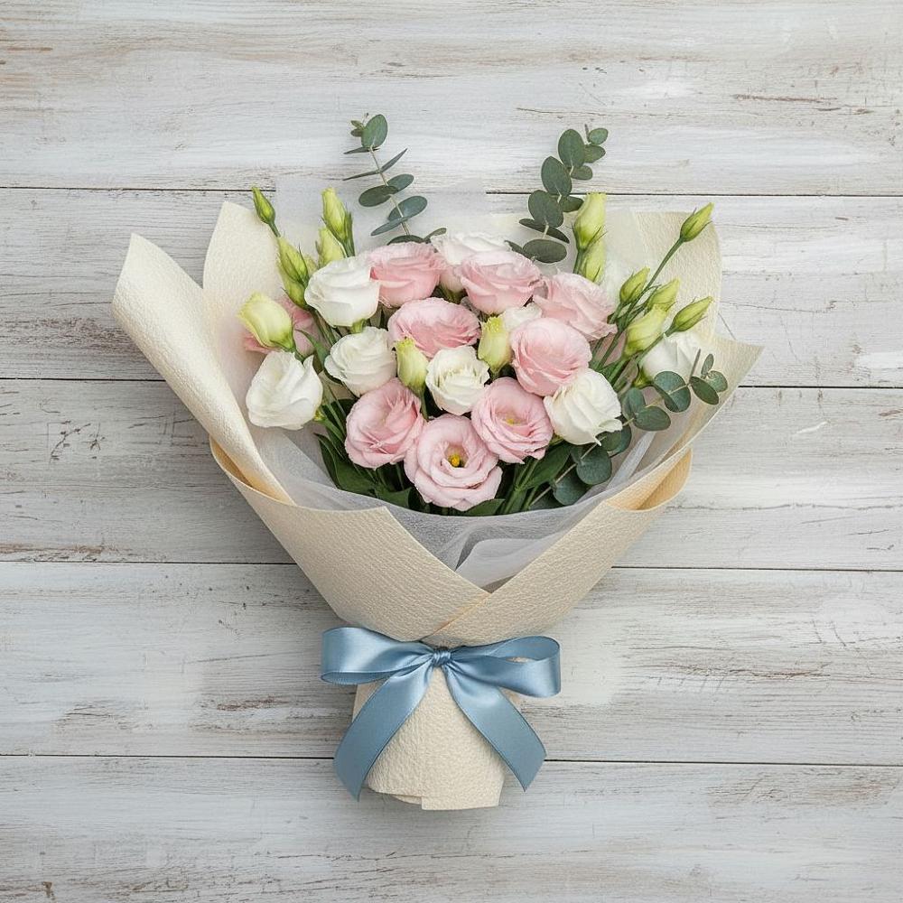 Букет цветов из: Лизиантусы в Волово